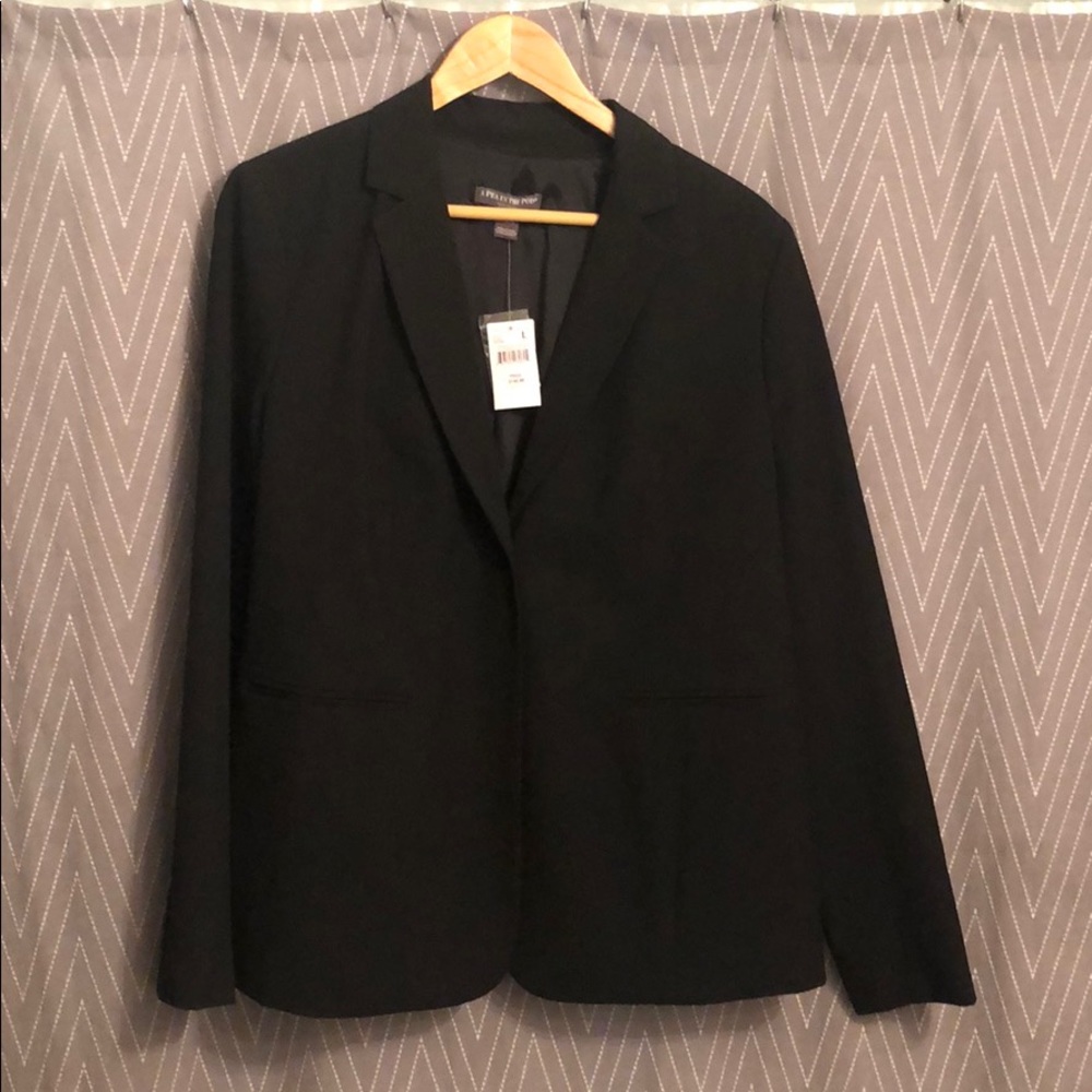 NWT Pea in the Pod Maternity Blazer Jacket Black